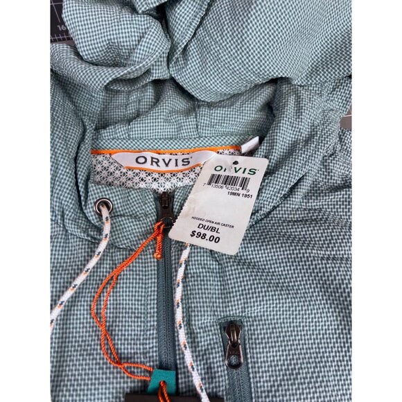 Orvis Women's Hooded Open Air Caster Jacket Dusty Blue Sz. S UPF 40 Windproof - Picture 2 of 9